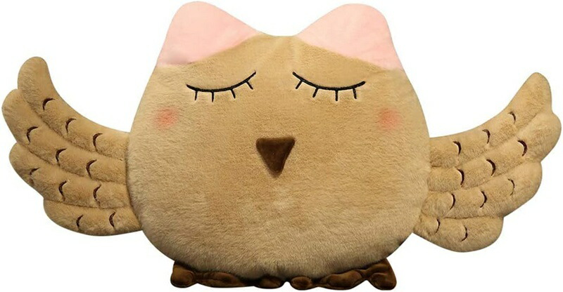 ぬいぐるみ 梟 実際的 抱き枕 洗える 愛くるしげ 仕立てもの風呂敷き包み ふわふわ 論無く論無く 癒し コノハズク 添い寝 祝い事 差し上げ物