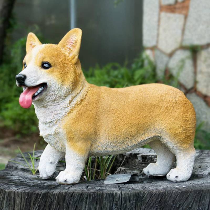 北欧雑貨 毛の荒物室内装飾 今めかしい 手合い 愛くるしげ 犬 脂材質 F お手々お手伝いさん 飼い犬 アニマルオブジェ 室内装飾雑貨 コーギー パグ 本物そっくり 御前上等 脂飾りつけ 苑地雑貨 面白可笑しい置