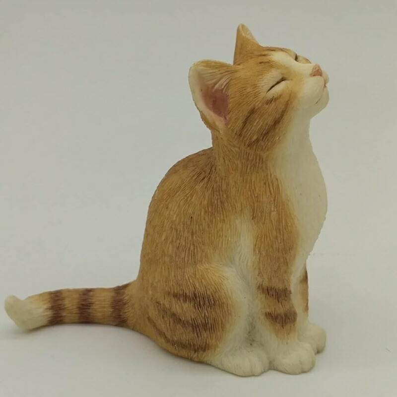 ガーデニング雑貨 ガーデニング 飾りつけ 猫 アンティーク 自然的 庭 毛の荒物 毛の荒物 ミニ 苑地 雑貨 即物的 オブジェ 今めかしい 好いたらしい 本物そっくり 室内装飾 白 飾りつけ ディスプ
