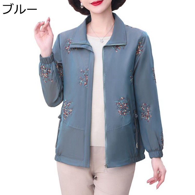 ジャンパー シニアレディース コート 高齢者 ジャケット お年寄りの服 50-70代 おばあちゃんのコート 着回し力 ポケットあり カジュアル あったか 柔らかい 保温 母の日ギフト お誕生日