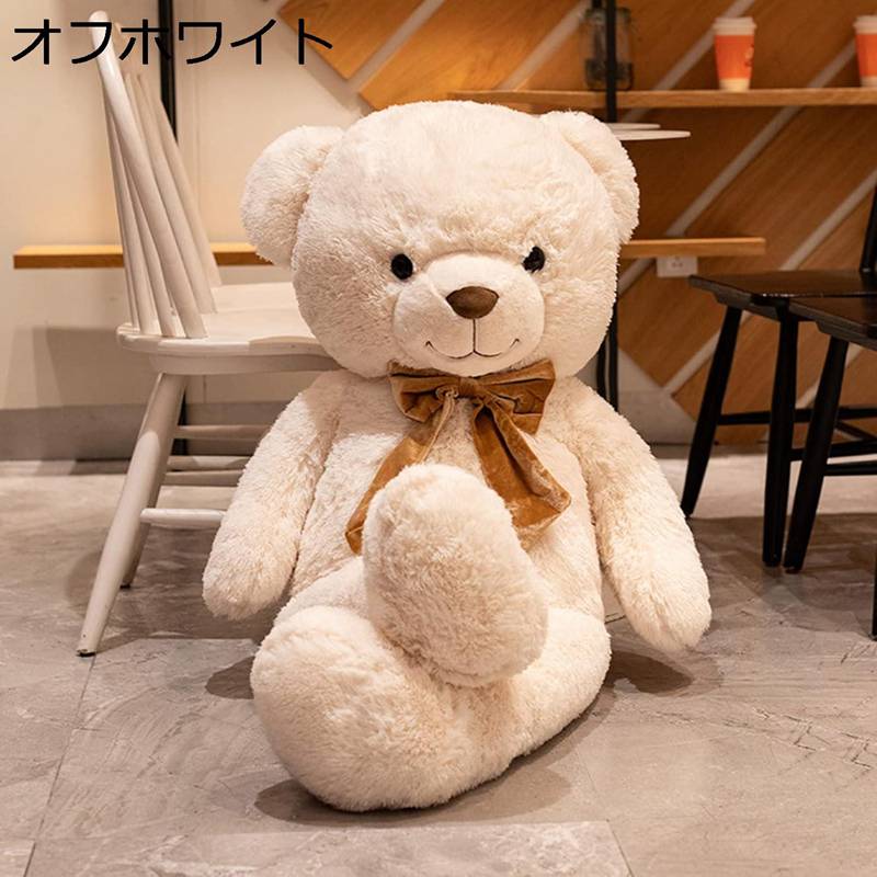 熊ぬいぐるみ ふわふわ 抱きまくら 裏 テディベア うしろ帯 御坊っちゃん 臥榻・長椅子に置く 飾りつけ ネムネム 好いたらしい 癒し系 剪断応力差し止める 室内装飾 バレンタインデー 白いことデー 卒式 華燭の典 意中の女へ