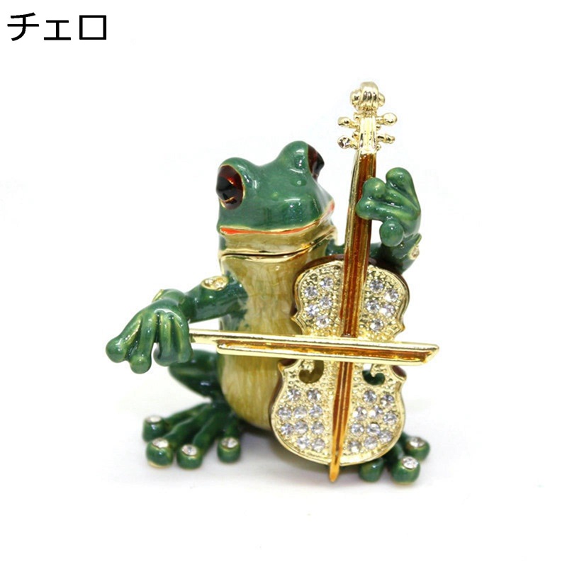 カエル ジュエリーボックス おしゃれ 面白い アクセサリーボックス ジュエリーケース 宝石箱 指輪入れ トリンケットボックス 小物入れ インテリア雑貨 卓上装飾品 ホーム 贈り物 プレゼント ギフト