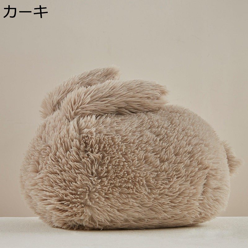 ウサギ ぬいぐるみ 抱きまくら クッション リアル お昼寝クッション 添い寝枕 ウサギ人形 可愛い もふもふ 柔らかい 気持ちいい 高弾力 本物そっくり 安眠 ベッドルーム ねむねむ お誕生日プレゼント 女性 母の日