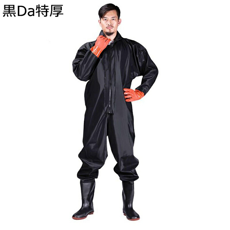 全身防水 ウェーダー ラジアルソール 大きいサイズ ツナギ フード付き 作業服 水産 清掃 胴付き長靴 釣り用長靴 作業靴 耐磨耗 レディース メンズ 防水 農作業 水産長靴 潮干狩り 貝堀り 田植え｜お米の米道 店