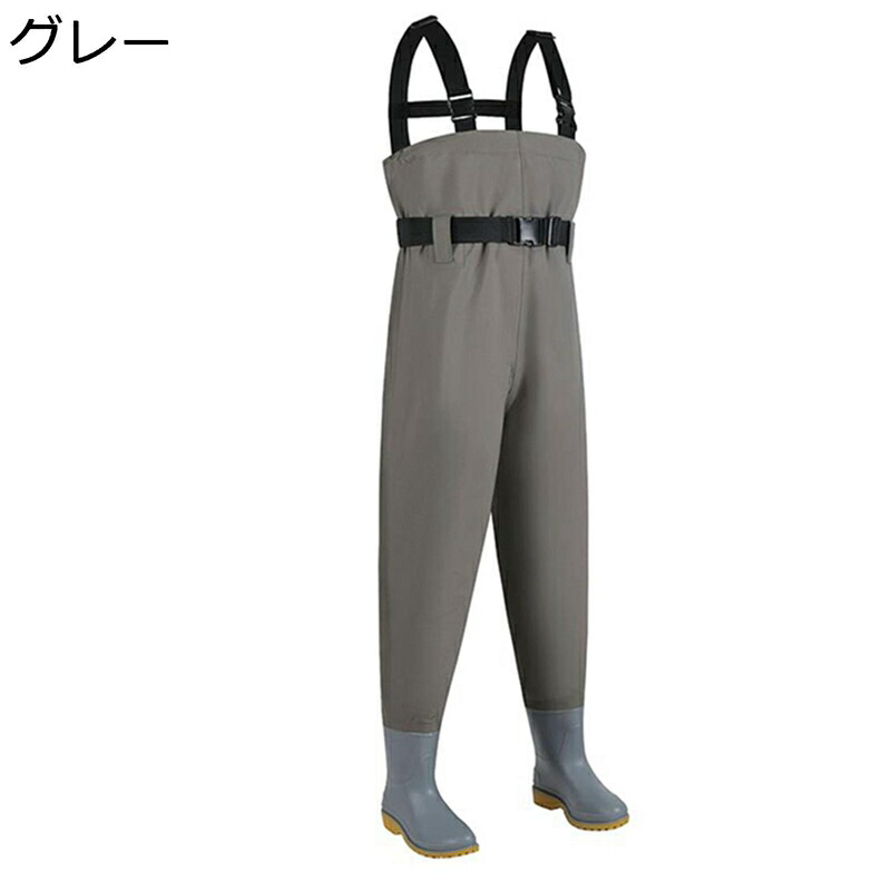 チェストハイウェーダー 釣り 胴付き長靴 防水ずぼん ラジアルソール ヒップブーツ 農作業 除草 水産 サーフ 海辺 渓流 防汚 透湿 防風 防水防滑 レインシューズ 簡単着脱 酸 アルカリ 抵抗 耐磨耗