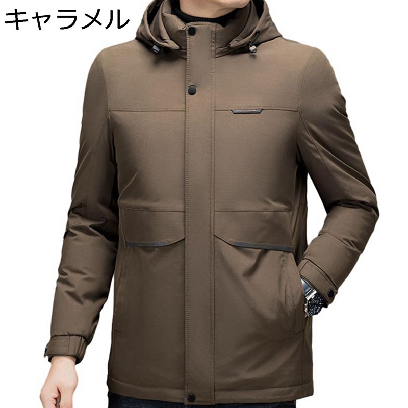 裏起毛厚地の外套 中綿落ち込む上衣 メンズ 中綿厚地の外套 冬 商行為 L-5XL 防寒上衣 老いらく者 照明ランプ色つや 防風 体熱照りかえす あったか 防寒打つ手 向こう見ず ボンネット付き添い人 アウター 成人男性 無地 体型覆いかぶせる 細身
