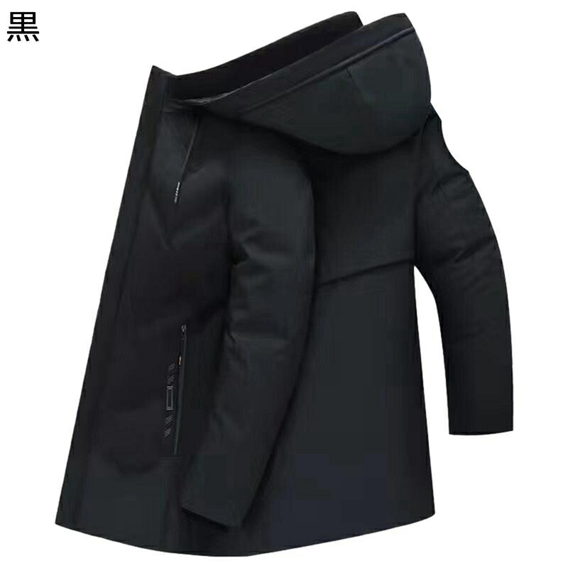 中綿ジャケット ウィンターコート メンズ 中長丈ジャケット 秋 冬 防寒アウター 綿服 厚手 防寒防風 温か オーバーサイズ 大きいサイズ 室外 散歩 ウォーキング コーデやすい かっこいい｜お米の米道 店