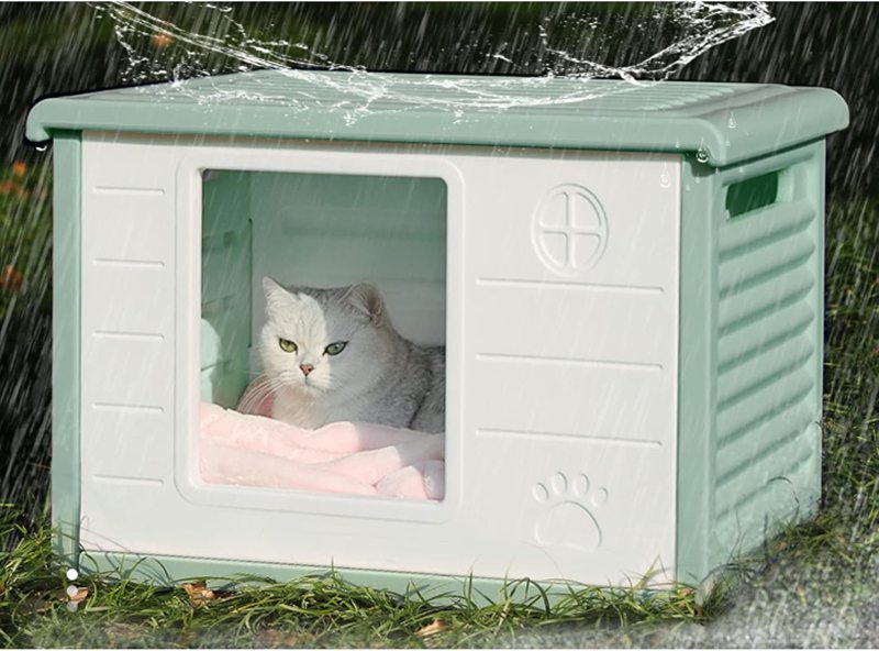 犬掘っ建て小屋 室外用 中型犬 大型犬 緑であること ドッグハウス 途切らせる所 持ってる 犬用臥榻つや消し 飾り気の無い精神的な統合 通気性 住みか 犬用 伏せ籠 大型 60x42x40 犬 住みか 可愛らしい 室内 小型犬 夏用