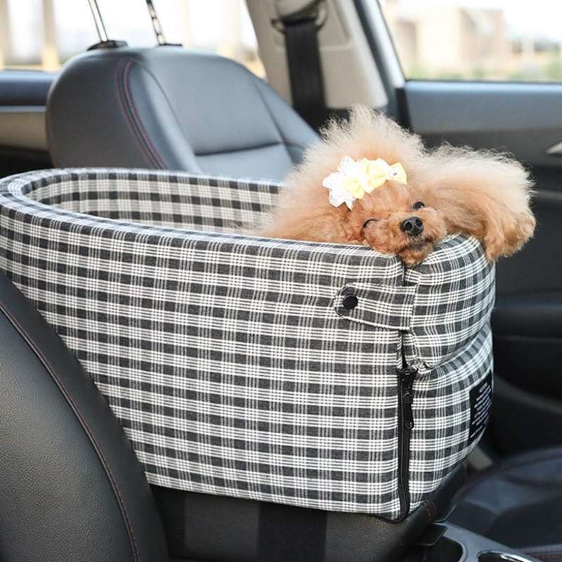 小型犬 猫 ペットドライブボックス 車用愛玩動物居敷き 犬/猫用 車載用長椅子 飛び出し押しとどめる 照合のしるし柄 春夏秋冬 通年受け入れる F あったか もの柔らか 車用愛玩動物居敷き 居敷き居敷き 耐噛み 途切らせる所 飾り気の無い取