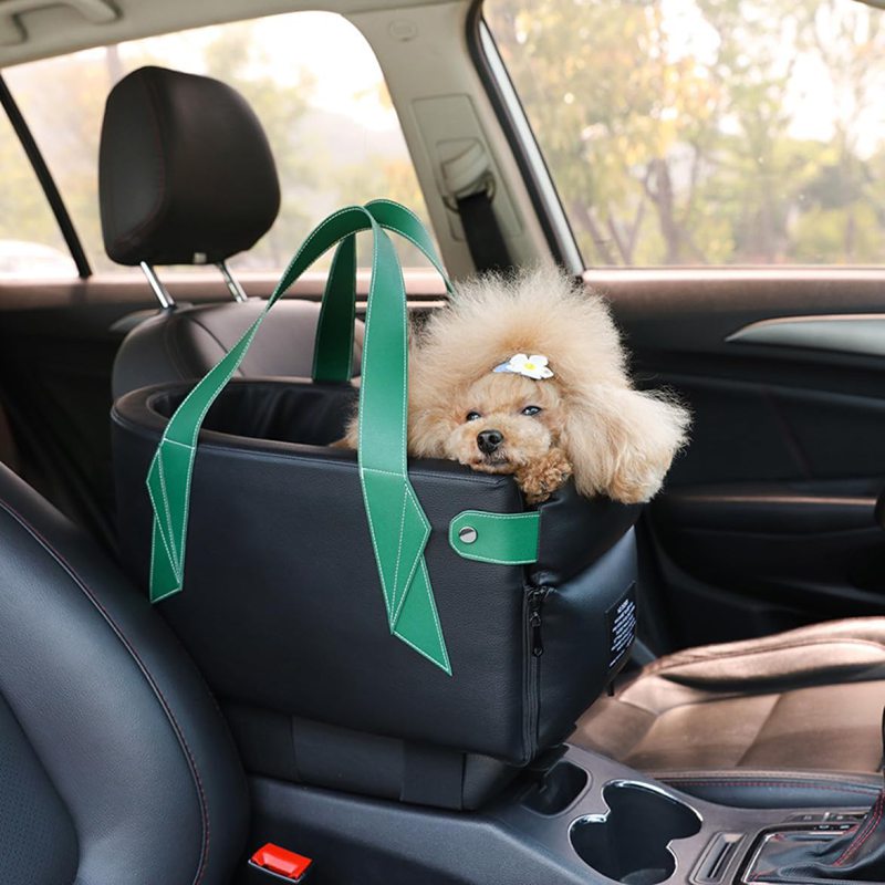 犬 臥榻 車 持ちはこび 車用臥榻 中型犬 黒いこと 小型犬 愛玩動物座布団 運転臥榻 愛玩動物用 運転ボックス席 犬 猫 キャリーバッグ アームレスト 車載用 飛び出し押しとどめる 汚れにくい