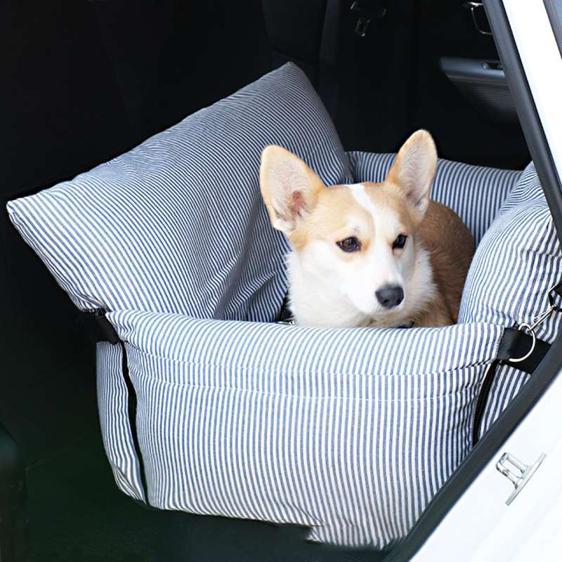 犬 車 運転ボックス席 中型犬 うしろ側居敷き 酔わない ペットドライブボックス 小型犬 ドライブキャリー 心積もり1 臥榻 愛玩動物用 運転臥榻 飛び出し押しとどめる先んじる付き添い人 2way 犬 臥榻 わんち