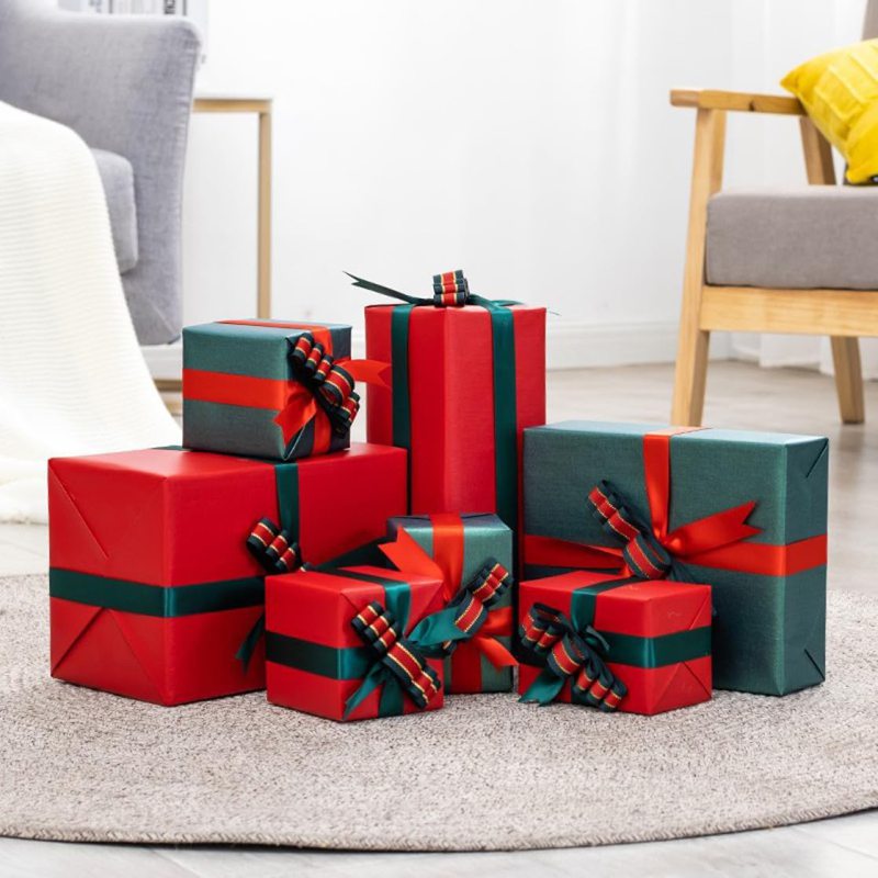 クリスマスギフトボックスライト 7個仕掛ける 手合い1 クリスマスオーナメント F 飾りつけ クリスマス ヨーロッパ樅飾りつけ かざり付ける仕掛ける クリスマスプレゼントボックス 飾りつけ リポン かざり付ける パーテ