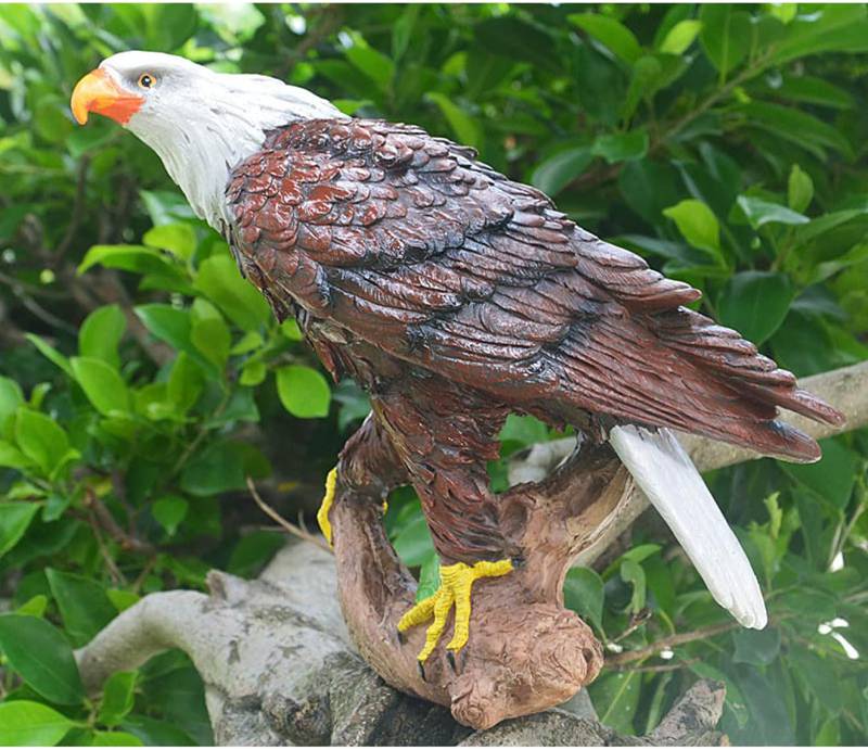 鷲 鷲 ポリレジン F オブジェ 鳥 飾りつけ 室内装飾 見せびらかす 図形 庭の飾りつけ室外毛の荒物 庭の塑像群 鷹 苑地オブジェ 座ってる かっこいい オシャレな飾りつけ 縁起物 手合い 風水