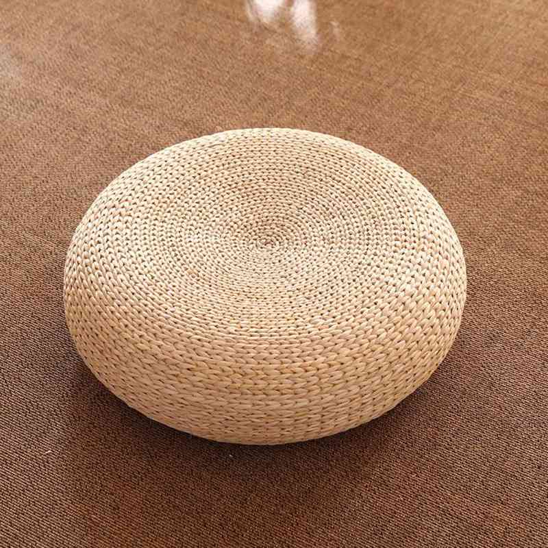 座布団 い草 円座 クッション 夏用 円形 和座布団 丸型 大きめ 厚め オシャレ 北欧 フロアクッション お尻が痛くならない 通気性 シンプル カラー10 和風 椅子用 クッション 40x40x16