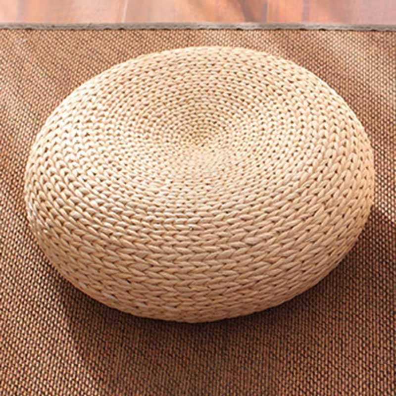 座布団 室内装飾 居敷き 座蒲団 座布団 ラウンド 円座 丸型 気どらずに原材料 40x40糎 通気性 好いたらしい性 自然的 低手向かい い草座布団 和今めかしい ベージュ 室内装飾 和室 畳 赤ちょうちん