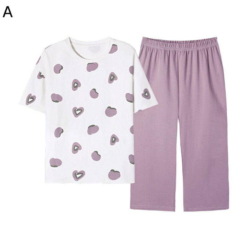 パジャマ レディース ルームウェア ラウンドネック 春夏秋 部屋着 便利服 2点セット ゆったり 薄手 大きい 冷え対策 やわらか おしゃれ 入院 外泊 旅行 デイリー 女性用 お誕生日 優しい肌触り