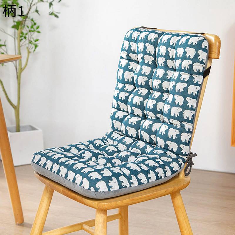 一体式座布団 背もたれクッション 背当て いす用 総柄 花柄 ロング 78cm 92cm 車用 だきまくら 清潔やすい 高弾力 柔らかい 食事 部屋飾り ギフト オフィス/畳/椅子/車用/自宅用 瞑想用 ヨガ 座蒲