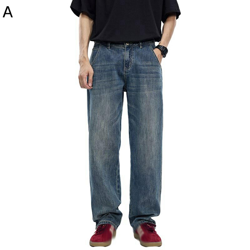 デニムパンツ メンズ Ｇパン ワイドパンツ 長ズボン ストレートパンツ ファッション カジュアル 大きいサイズ ポケット ゆったり おしゃれ ファスナー付き 爽やか 春夏秋冬 プレゼント 作業着 部屋着