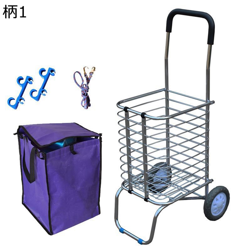 ショッピングカート アルミ製カート 買い物カート 小型カート 2輪 4輪 大容量 折り畳み 多機能 静か 調節可能 持ちやすい ショッピングバッグ 高齢者 重い荷物も楽々移動 スーパー キャンプ アウトドア