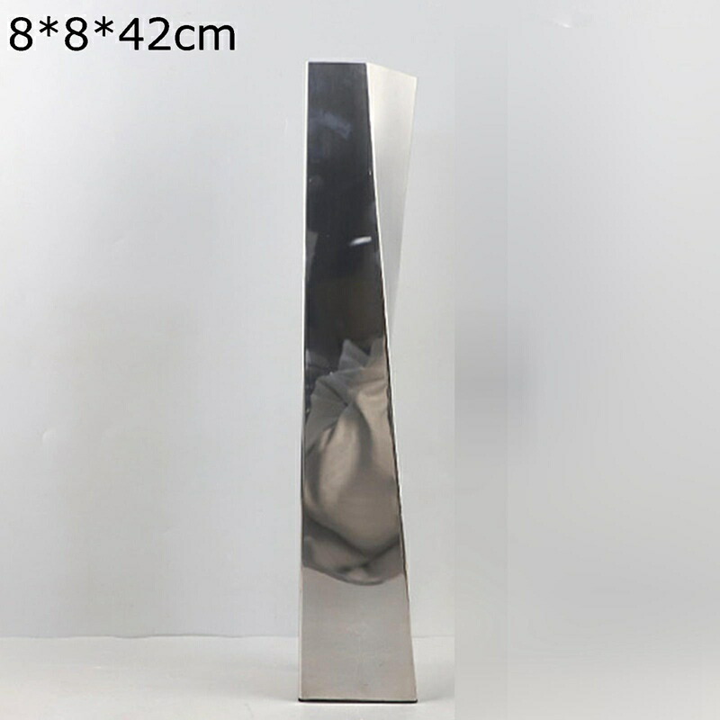 花瓶 ステンレス花瓶 水不可用 光沢感 ミニ花器 おしゃれ花器 花びん 生け花用花器 ドライフラワー用花器 インテリア装飾 店舗装飾 ガーデン装飾 室内装飾 バレンタインデーギフト 夫婦用ギフト
