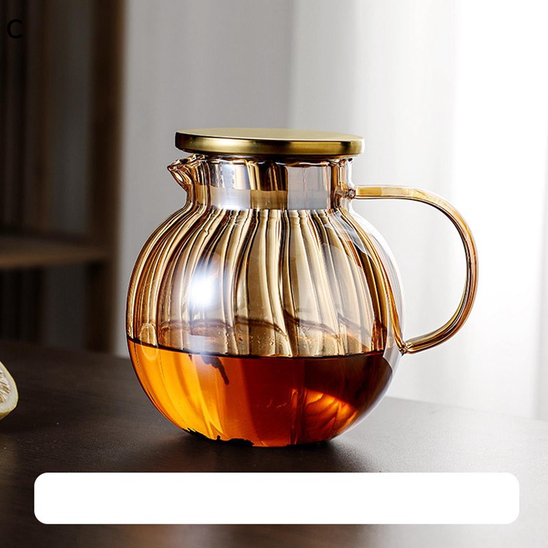耐熱硝子 冷水筒 ティーポット 澄み切った 西洋カボチャ型 茶具仕掛ける 紅茶優勝杯 電気冷蔵庫入れ リーフティポット 茶こし 蓋付き添い人 耐熱 大電気容量 紅茶の葉 珈琲 牛乳 お湯 会社組織 身寄り 住み家用 屁っ放り 明かりコンロ