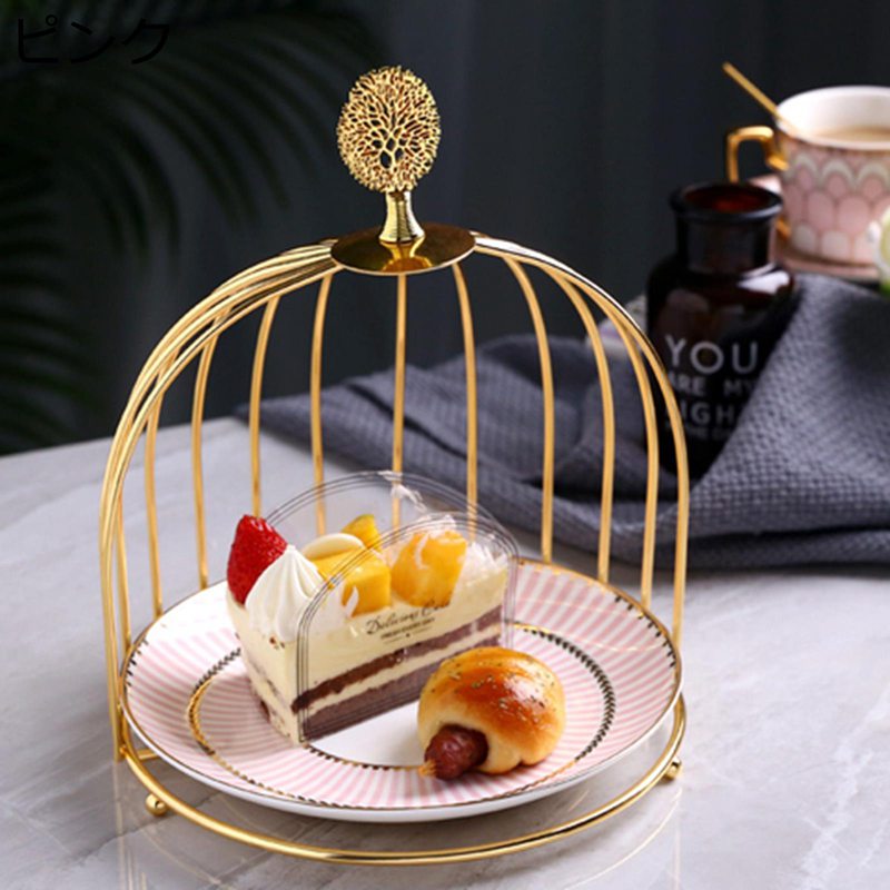 ケーキスタンド 鳥籠 セラミック 3層 2層 カップケーキスタンド 花柄 欧風 ケーキ陳列台 おしゃれ ケーキデコレーションツール コンパクト フルーツ お菓子 果物 ウエディング 宴会 クリスマス パーティー