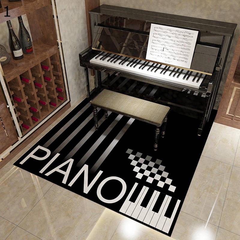 ピアノの防音絨毯 電子ピアノ ピアノ鍵柄 専用マット 長方形 ルームカーペット 椅子マット ラグ ソフトタイプ 掃除しやすい 凹み防止ズレない床 防音対策 防ダニ 手洗い ドラム バスドラム ベッド