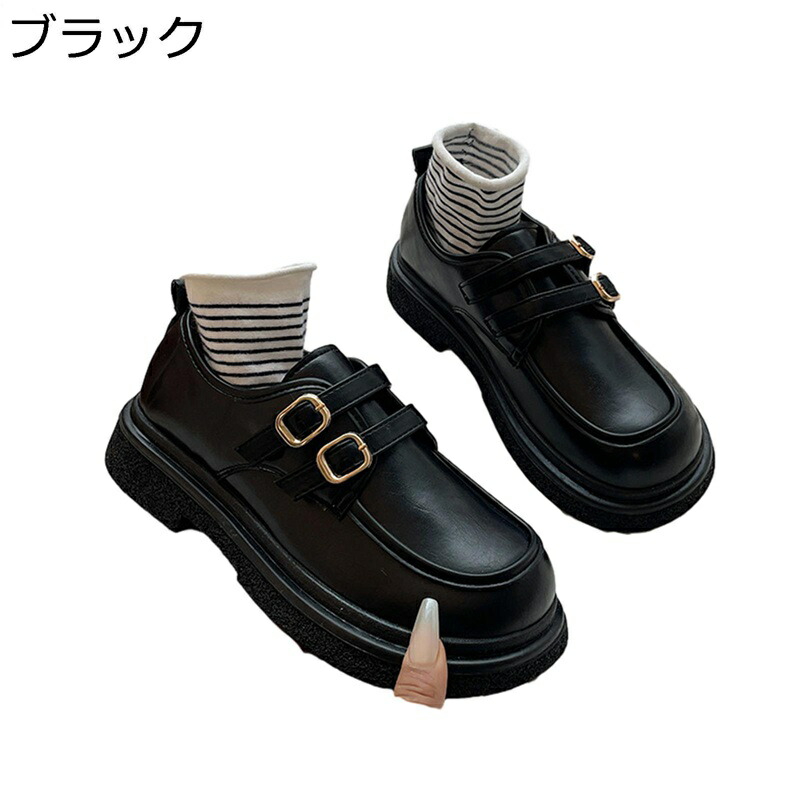 パンプス レディースパンプス 歩きやすい 柔らか 女性用 ロリータシューズ ベルトバックル 厚底 メイド靴 jk コスプレ 軽量 疲れない 滑り止め 美脚 蒸れない 普段履き 春秋 ゴシック風