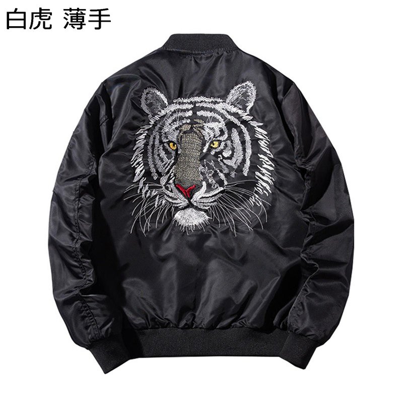 ジャケット メンズ 春秋冬 スカジャン 防風 保温性 カジュアル スタジアムジャンパー ジッパー ブルゾン ストリート キャンプ バイク フライトジャケット スタジャン おしゃれ 男性用 トップス
