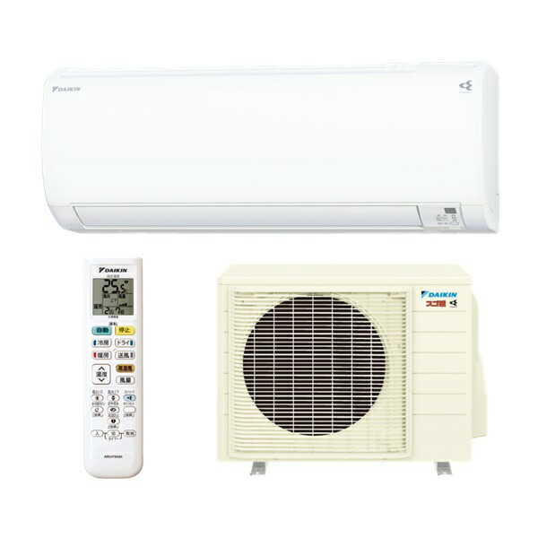 ダイキン S226ATKS-W エアコン 6畳 ルームエアコン KXシリーズ スゴ暖 単相100V 20A 6畳程度 ホワイト (S225ATKS-W 後継品) ♪|まいどDIY