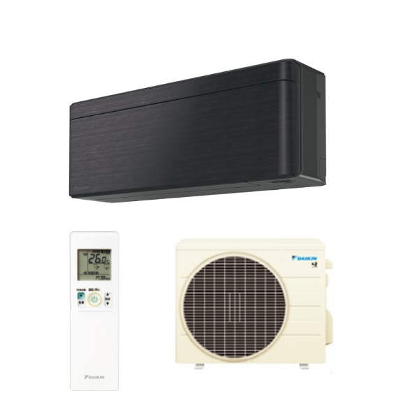 ダイキン S286ATSS-K エアコン 10畳 ルームエアコン SXシリーズ risora 単相100V 15A 10畳程度 ブラックウッド (S283ATSS-K 後継品) ♪
