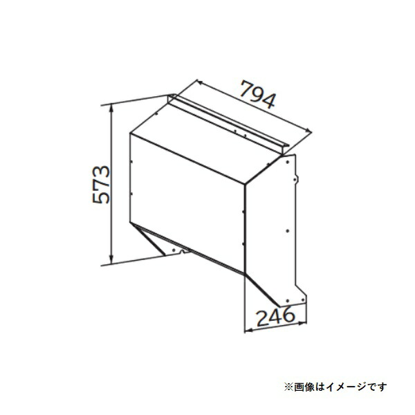 日立　SP-BF-DB-SS　エアコン 部材 背面吸込フード ステンレス製 ※受注生産品 [(^^)§]