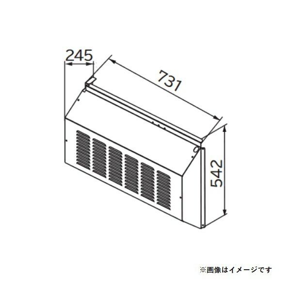 日立　SP-BF-MB-SS　エアコン 部材 背面吸込フード ステンレス製 ※受注生産品 [(^^)&sect;]｜まいどＤＩＹ