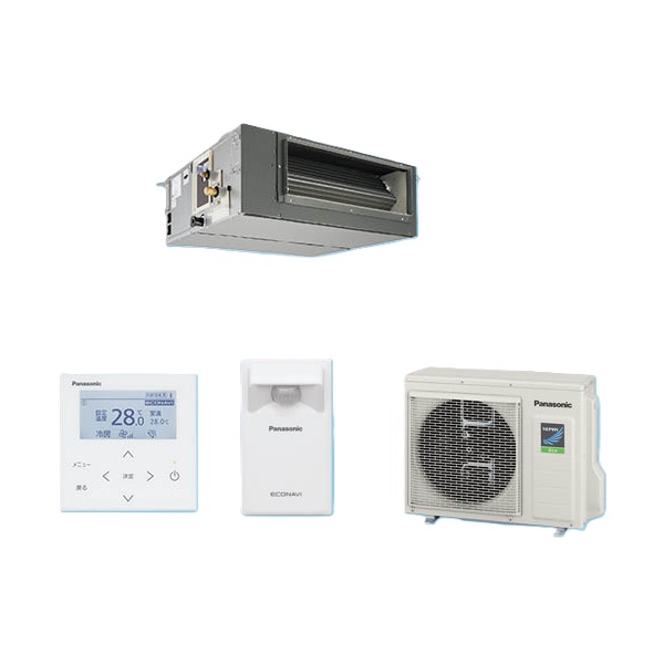 パナソニック PA-P50FE7SHCL 業務用エアコン ビルトインオールダクト形 XEPHY Eco エコナビ シングル P50形 2.0馬力 単相200V ♪