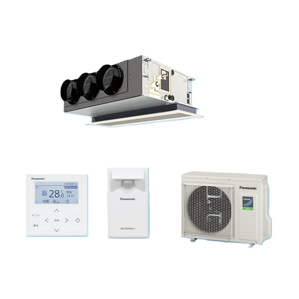 パナソニック PA-P80F7SHC 業務用エアコン 天井ビルトインカセット形 XEPHY Eco エコナビ シングル P80形 3.0馬力 単相200V ♪