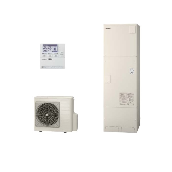 日立【BHP-ZN46WU+脚部カバー】エコキュート 給湯専用 (高効率) 460L 一般地仕様 ♪ [補助金対象商品]｜まいどＤＩＹ