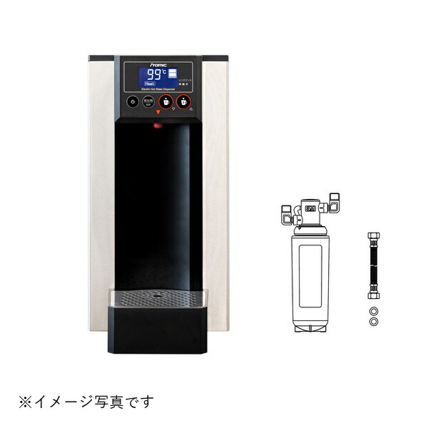 イトミック 『EHWD-14VK(1)+浄水器』 小型電気温水器 EHWD-14シリーズ ホットウォーターディスペンサー カフェエディション 単相200V (EHWD-14VK後継) 受注品 § 127,462円