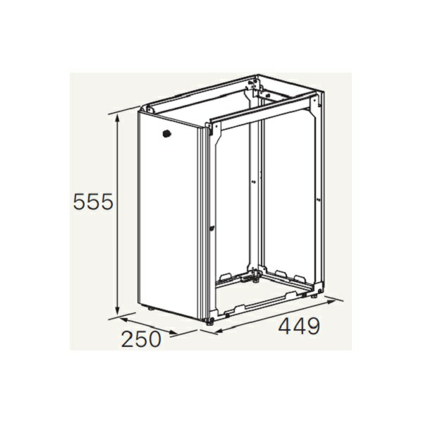 給湯器 部材 ノーリツ 据置台D67 0709120｜まいどＤＩＹ