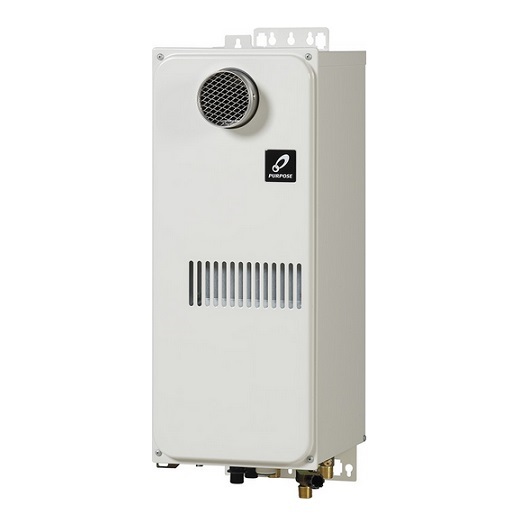 パーパス 【GX-1602ZWS-1 都市ガス用】 給湯器 ガスふろ給湯器 16号 フルオート 屋外壁掛形 リモコン別売 [♪]