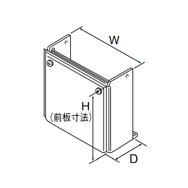 リンナイ 【WOP-6101(K)A 26-0019】 ガス給湯暖房 部材 配管カバー 450×480×252 [≦]