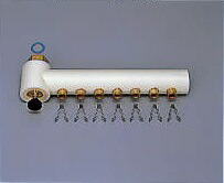 リンナイ 【IヘッダーCH-6SA 25-0145】 ガス給湯暖房 部材 ヘッダー6SA [≦]｜まいどＤＩＹ