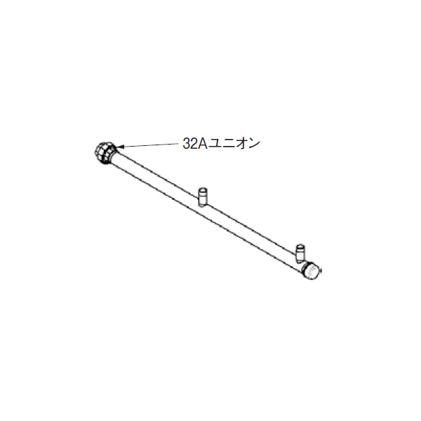 リンナイ 【UOP-SE50GHS-2S32A 23-5712】 ガス配管セット2S32 全長979mm 業務用ガス給湯器 部材｜まいどＤＩＹ