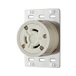 電設資材 パナソニック　WF2360W　ミルキーホワイト 引掛埋込コンセント3P 60A 250V ※受注生産品 [§]