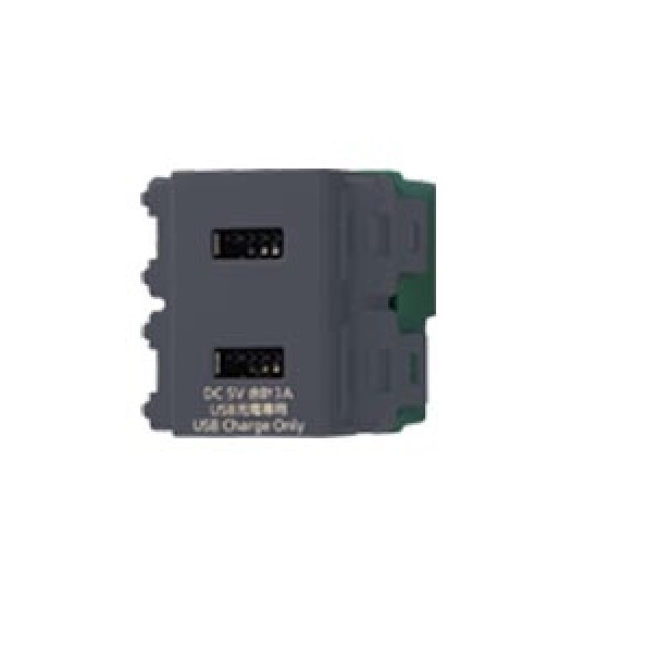 電設資材 パナソニック WN1476MH SO-STYLE 埋込 充電用 USBコンセント 2ポート 3A マットグレー