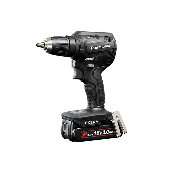 電設資材 パナソニック EZ1DD1N18D-B 充電ドリルドライバー ブラック 18V 3.0Ah(PNタイプ ) 電池セット｜まいどＤＩＹ