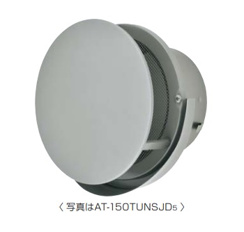 メルコエアテック　AT-300TUNSJD　丸形防風板付ベントキャップ(ワイド水切タイプ) 防火ダンパー付 網 適用パイプφ300 [$$]