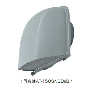 メルコエアテック　AT-200SNSD5B　防音形深形フード(不燃・耐湿タイプ・ワイド水切タイプ) 防火ダンパー付 網 適用パイプφ200 [$$]