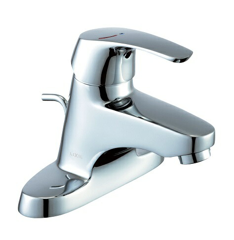 水栓金具 INAX/LIXIL　LF-B350SY　洗面・手洗器用 シングルレバー混合 EC・センターセット ビーフィット 一般地・寒冷地共用 ポップアップ式[★]