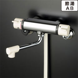 シャワー水栓 KVK　KF800WS2　浴室シャワー水栓 サーモスタット式シャワー ワンストップシャワーヘッド付 寒冷地用