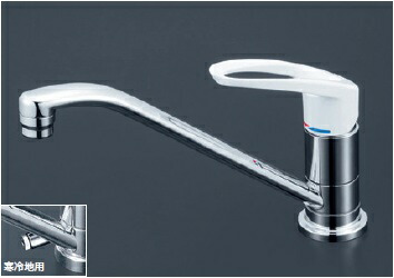 楽天市場】分岐金具 KVK ZK556P 流し台用シングルレバー式混合栓